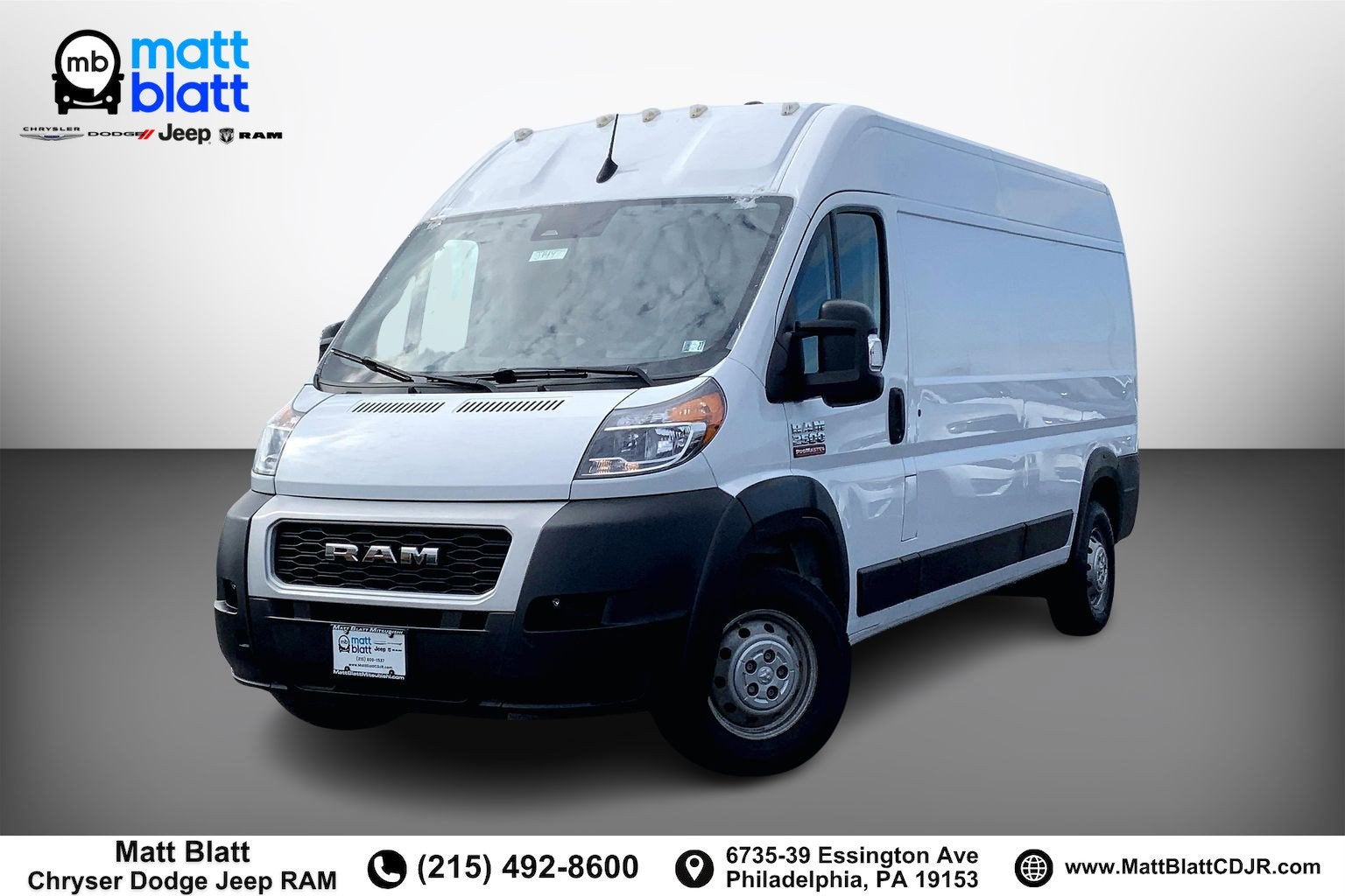 2022 RAM ProMaster Cargo Van Cargo Van High Roof 159' WB