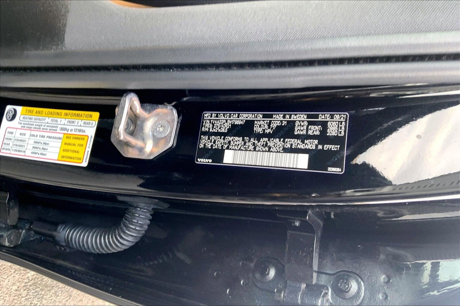 2022 Volvo XC90 T6 Inscription 7 Passenger