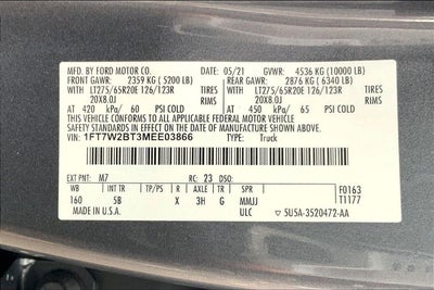 2021 Ford Super Duty F-250 SRW LARIAT