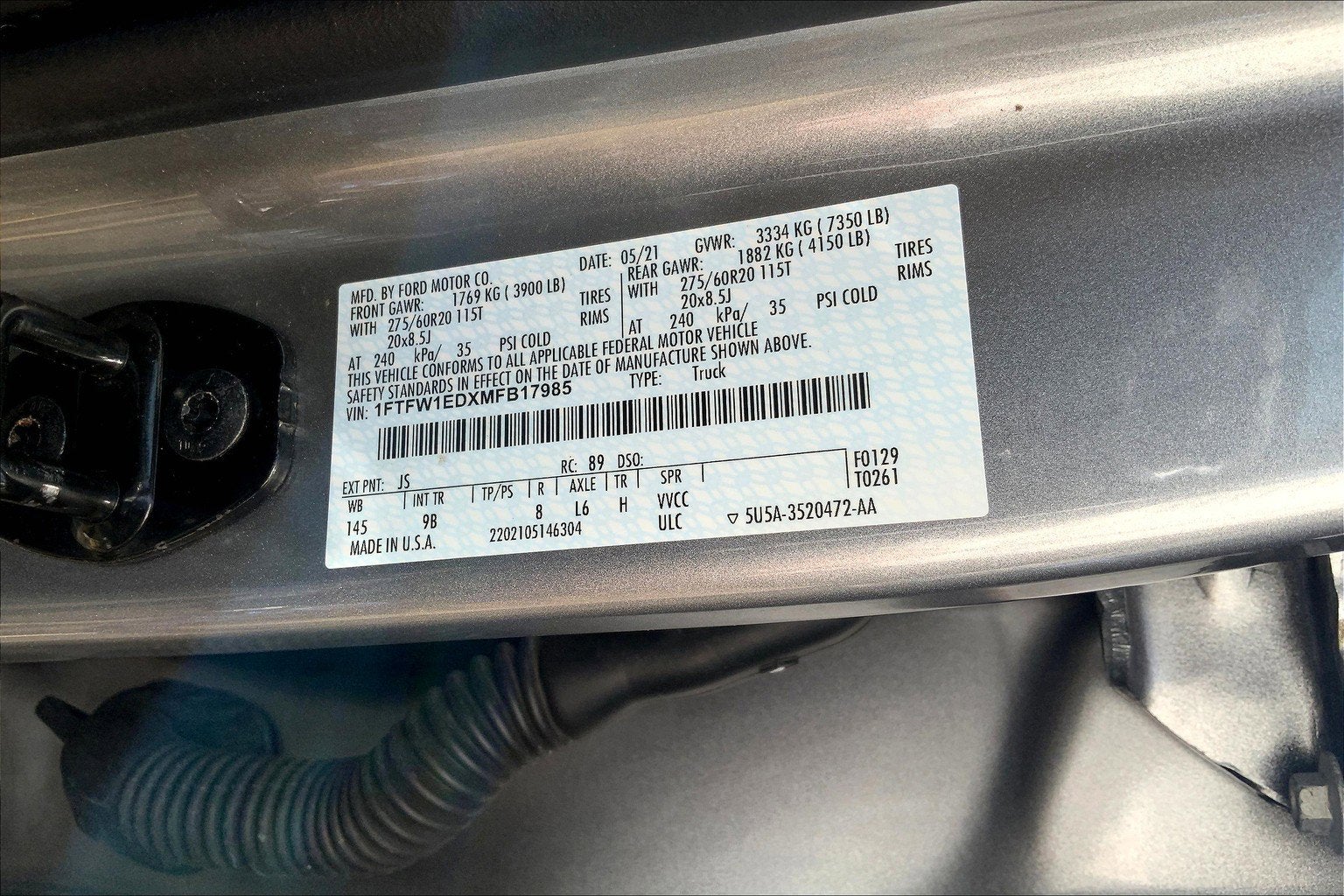 2021 Ford F-150 Platinum