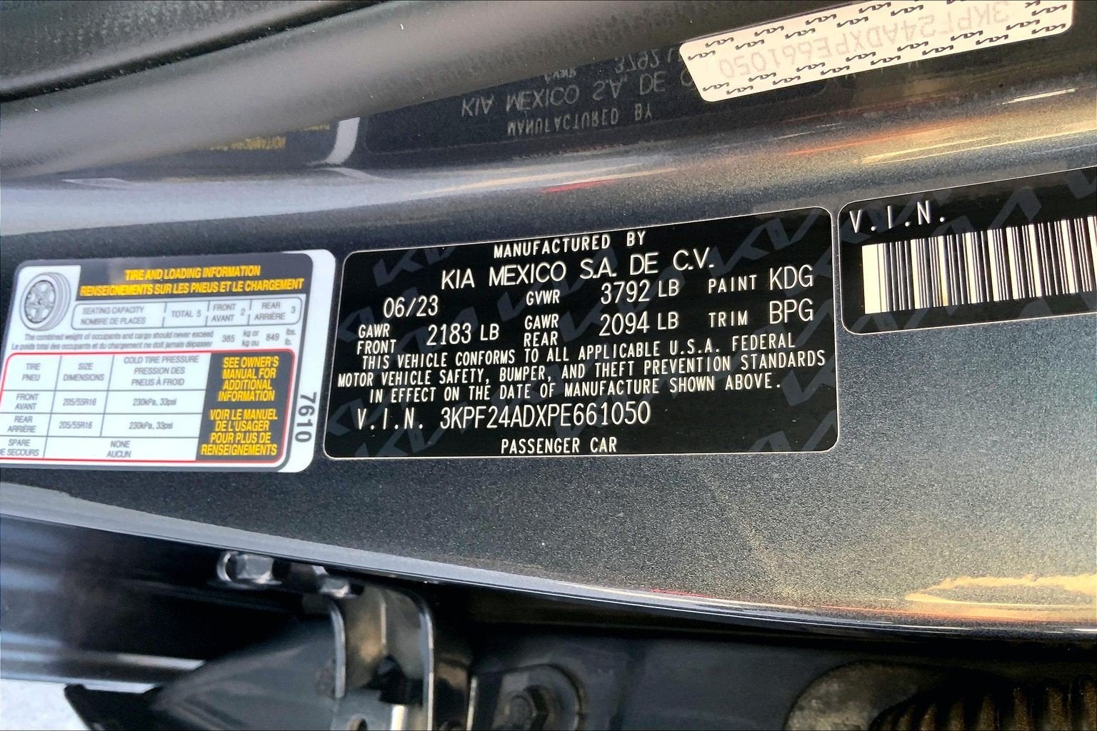 2023 Kia Forte LXS