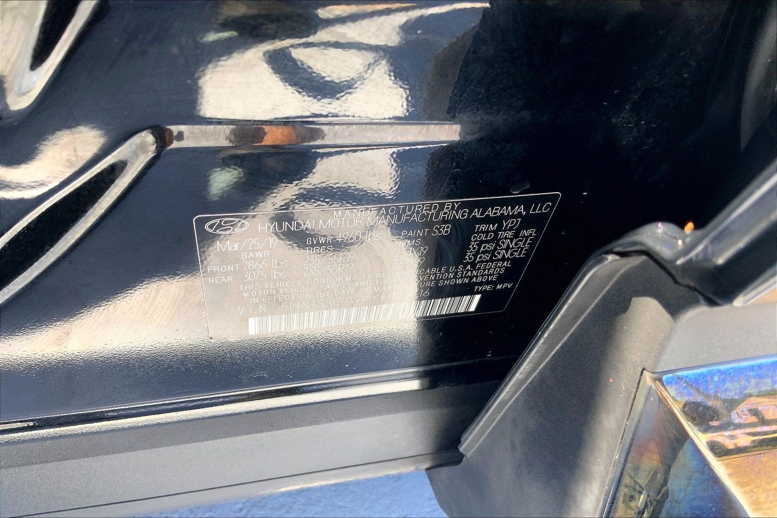 2019 Hyundai Santa Fe Limited