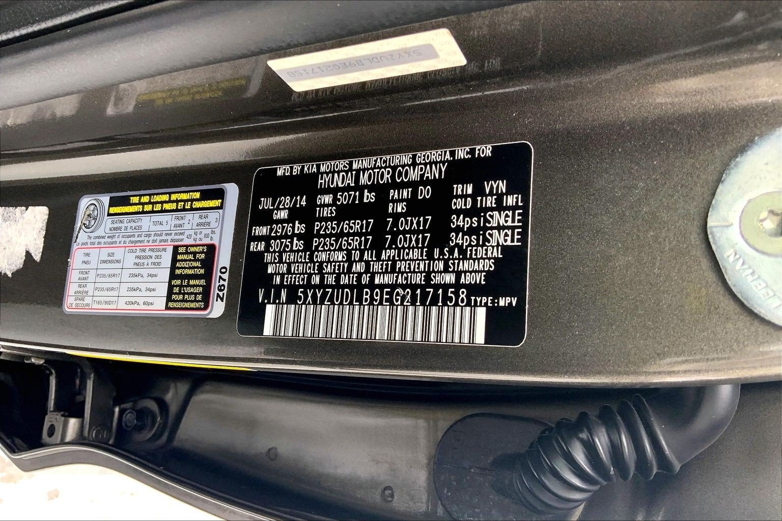 2014 Hyundai Santa Fe Sport AWD 4dr 2.4