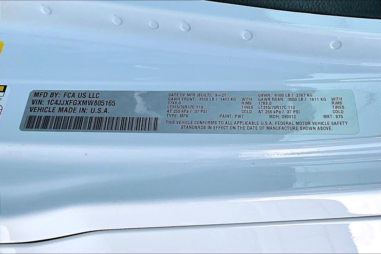 2021 Jeep Wrangler Unlimited Rubicon