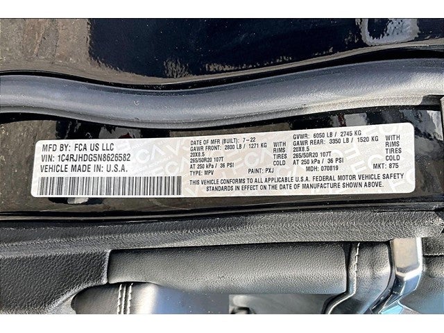 2022 Jeep Grand Cherokee Overland