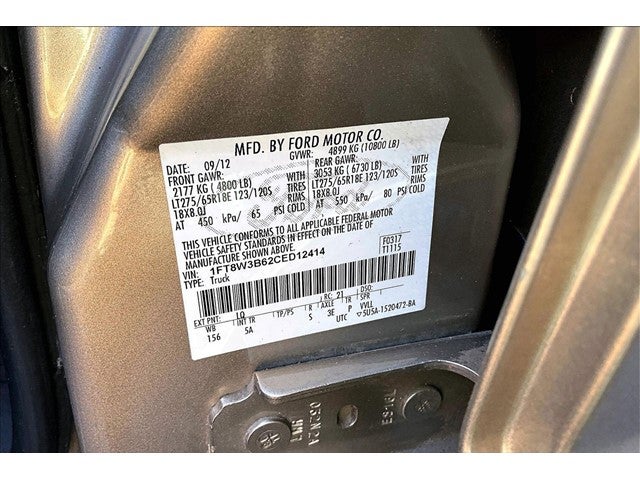 2012 Ford Super Duty F-350 SRW Lariat