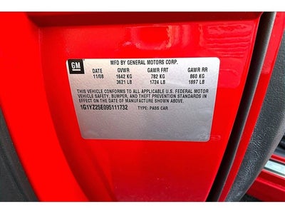 2009 Chevrolet Corvette Z06 w/1LZ