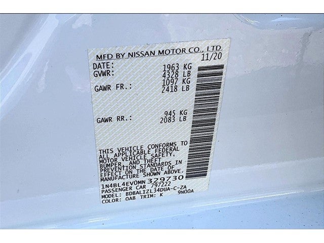 2021 Nissan Altima 2.5 SL