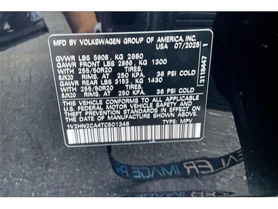 2026 Volkswagen Atlas 2.0T SE w/Technology