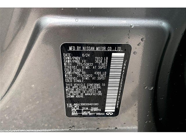 2025 INFINITI QX80 Sensory 4WD
