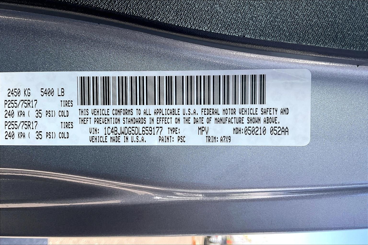 2013 Jeep Wrangler Unlimited Sport