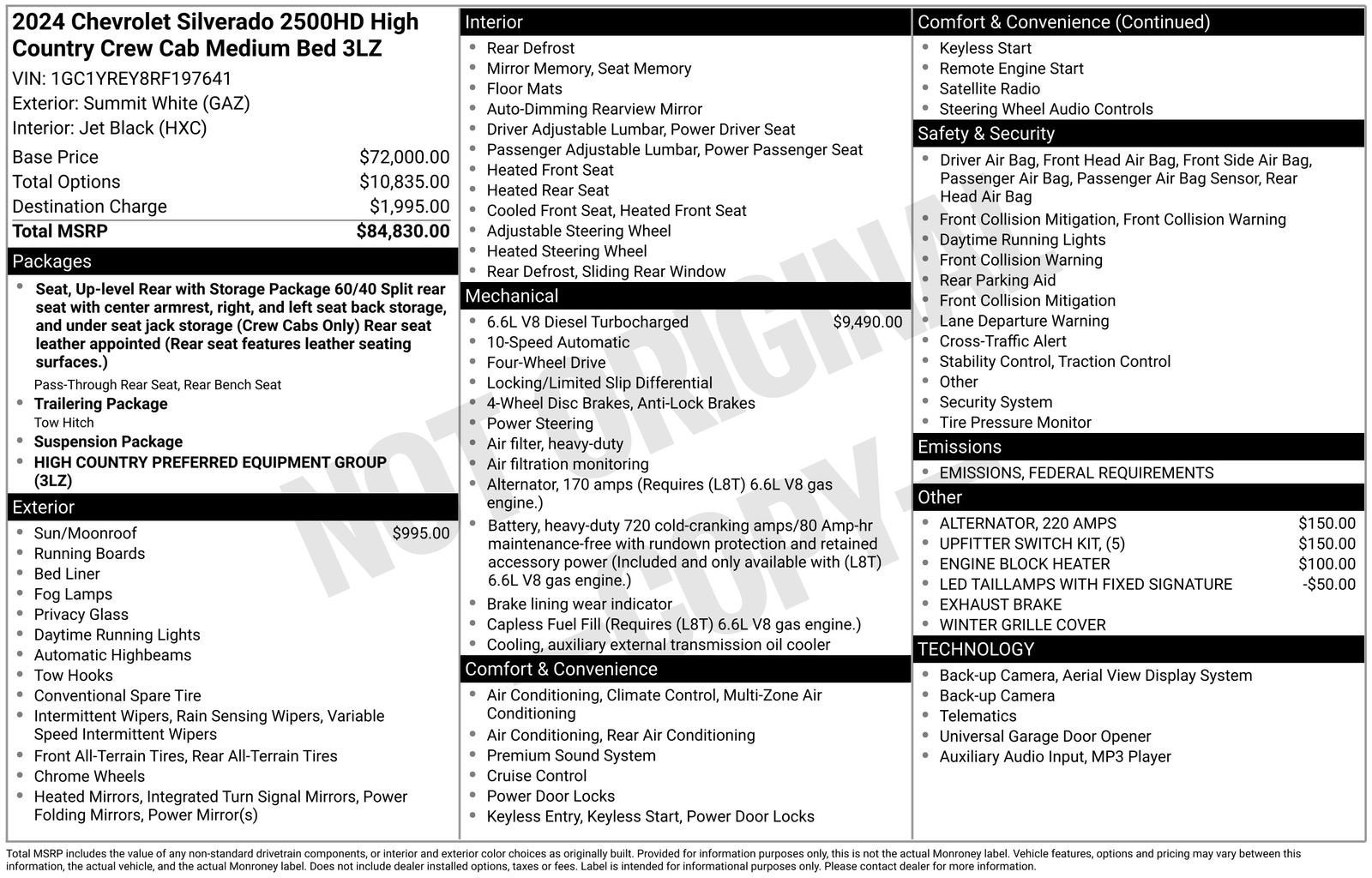 2024 Chevrolet Silverado 2500HD High Country