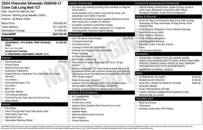 2024 Chevrolet Silverado 3500HD LT