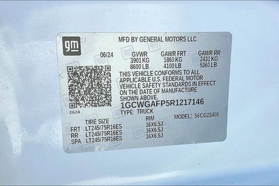 2024 Chevrolet Express Cargo Van G2500