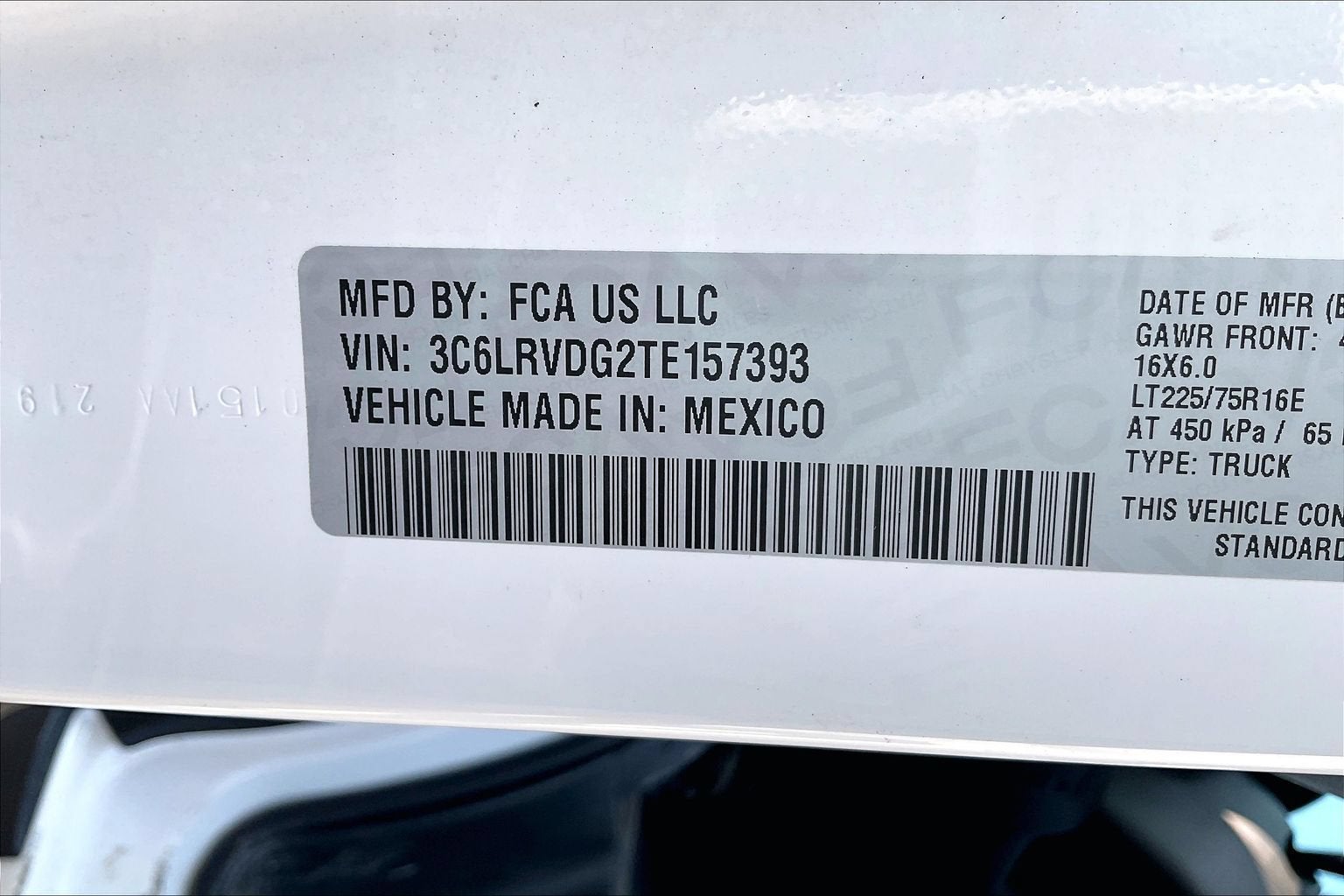2026 RAM ProMaster Cargo Van Tradesman