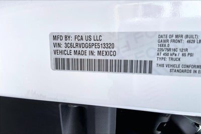 2023 RAM ProMaster Cargo Van High Roof