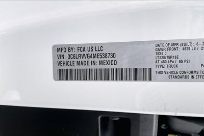 2021 RAM ProMaster Cargo Van Std Roof