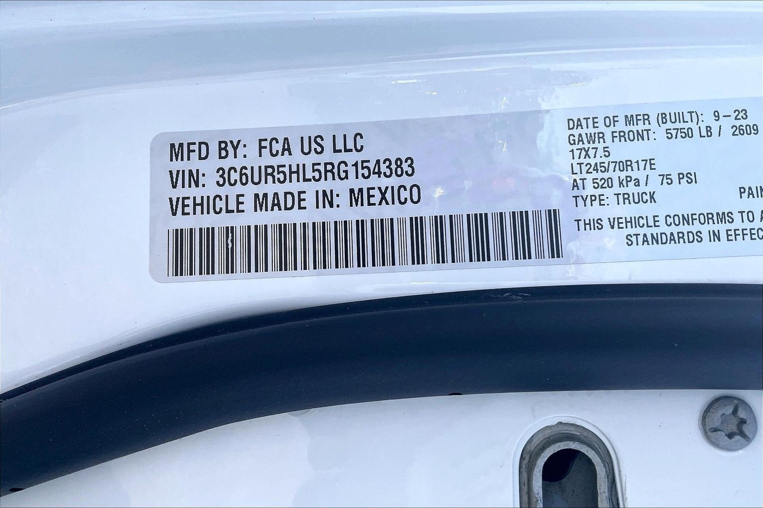 2024 RAM 2500 Tradesman