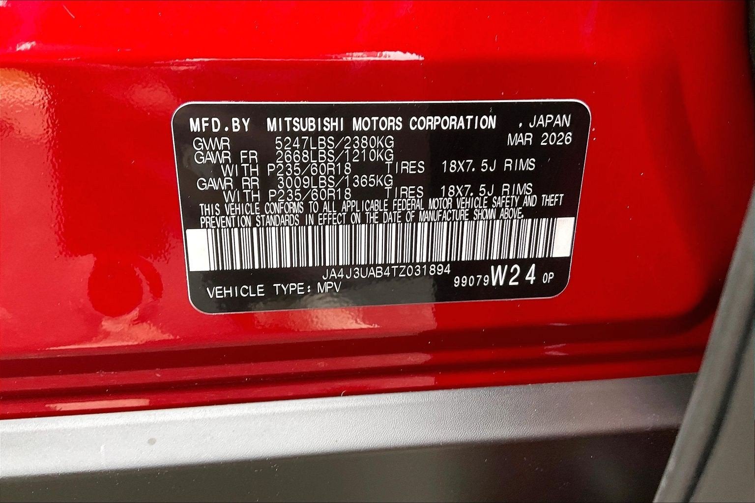 2026 Mitsubishi Outlander ES