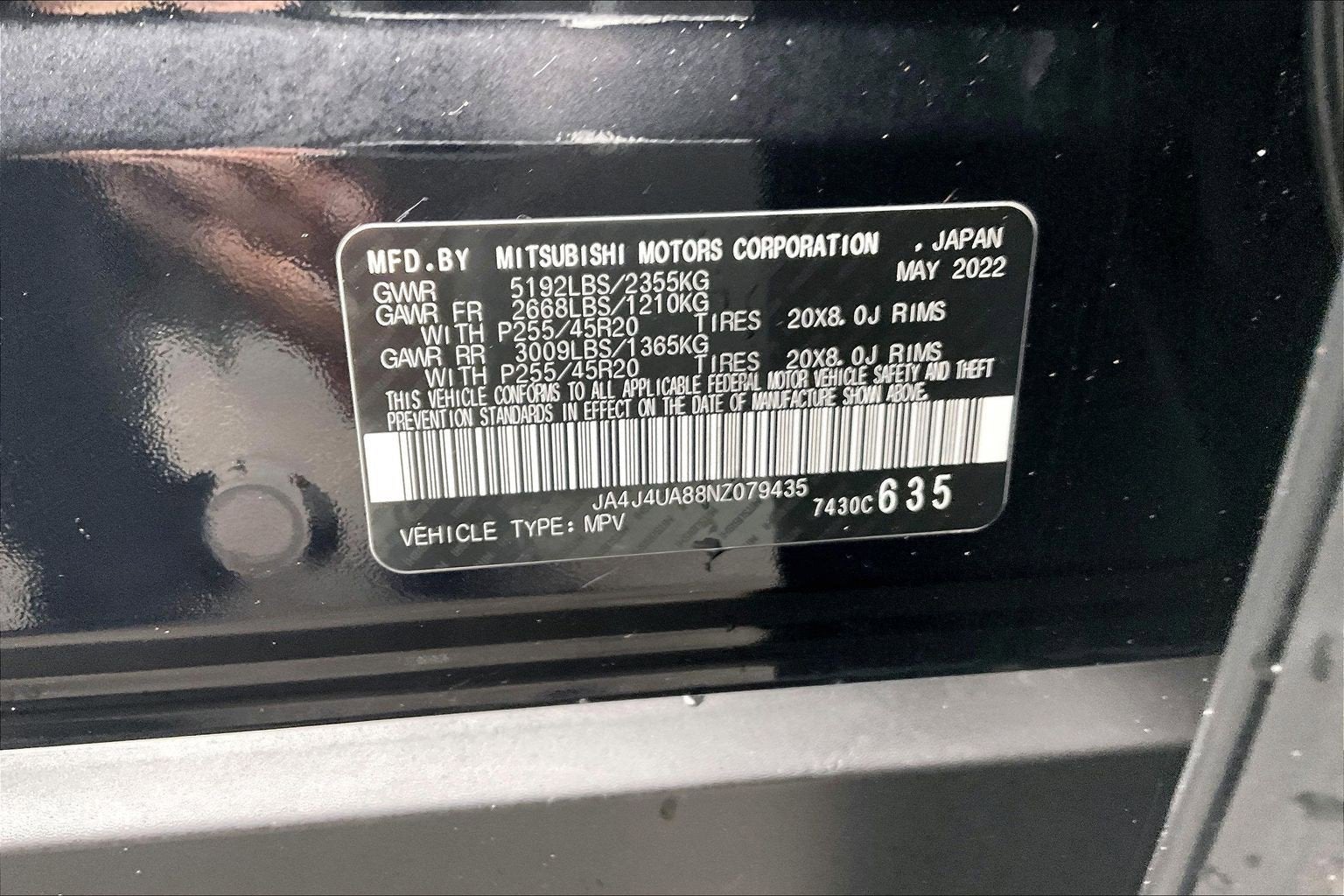 2022 Mitsubishi Outlander SE