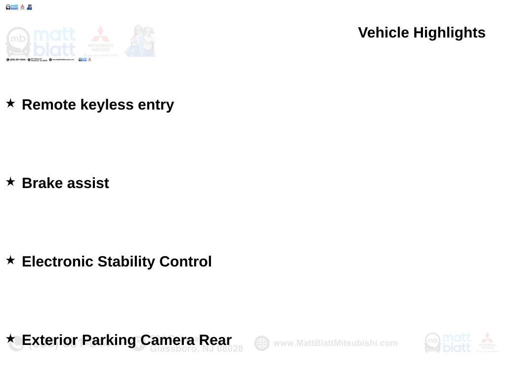 2022 Mitsubishi Mirage Base