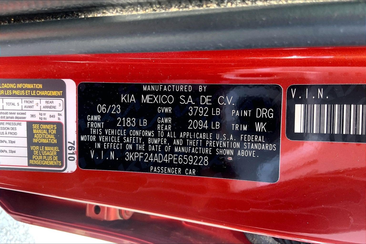 2023 Kia Forte LXS