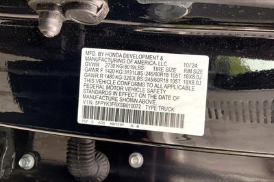 2025 Honda Ridgeline TrailSport