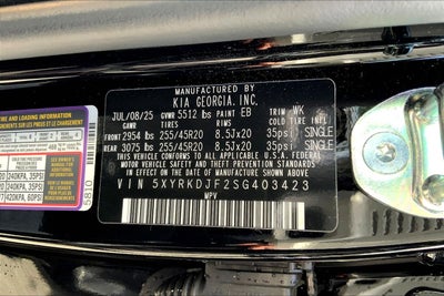 2025 Kia Sorento X-Line SX Prestige