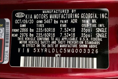 2021 Kia Sorento S