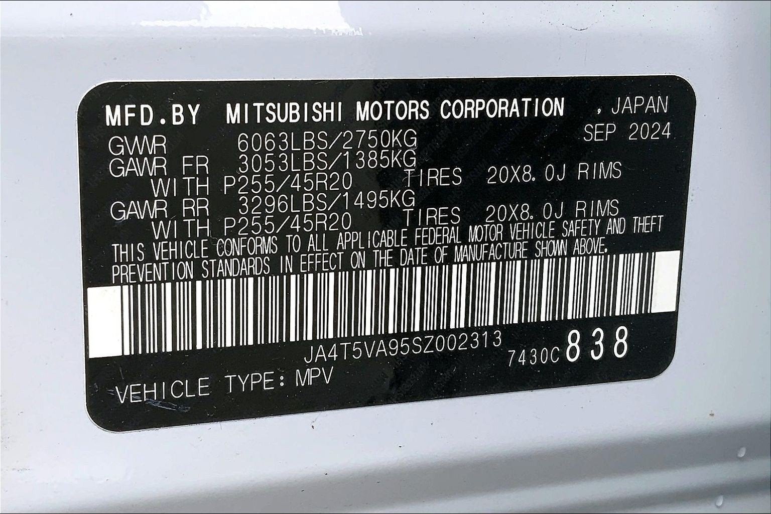 2025 Mitsubishi Outlander Plug-In Hybrid SE PHEV
