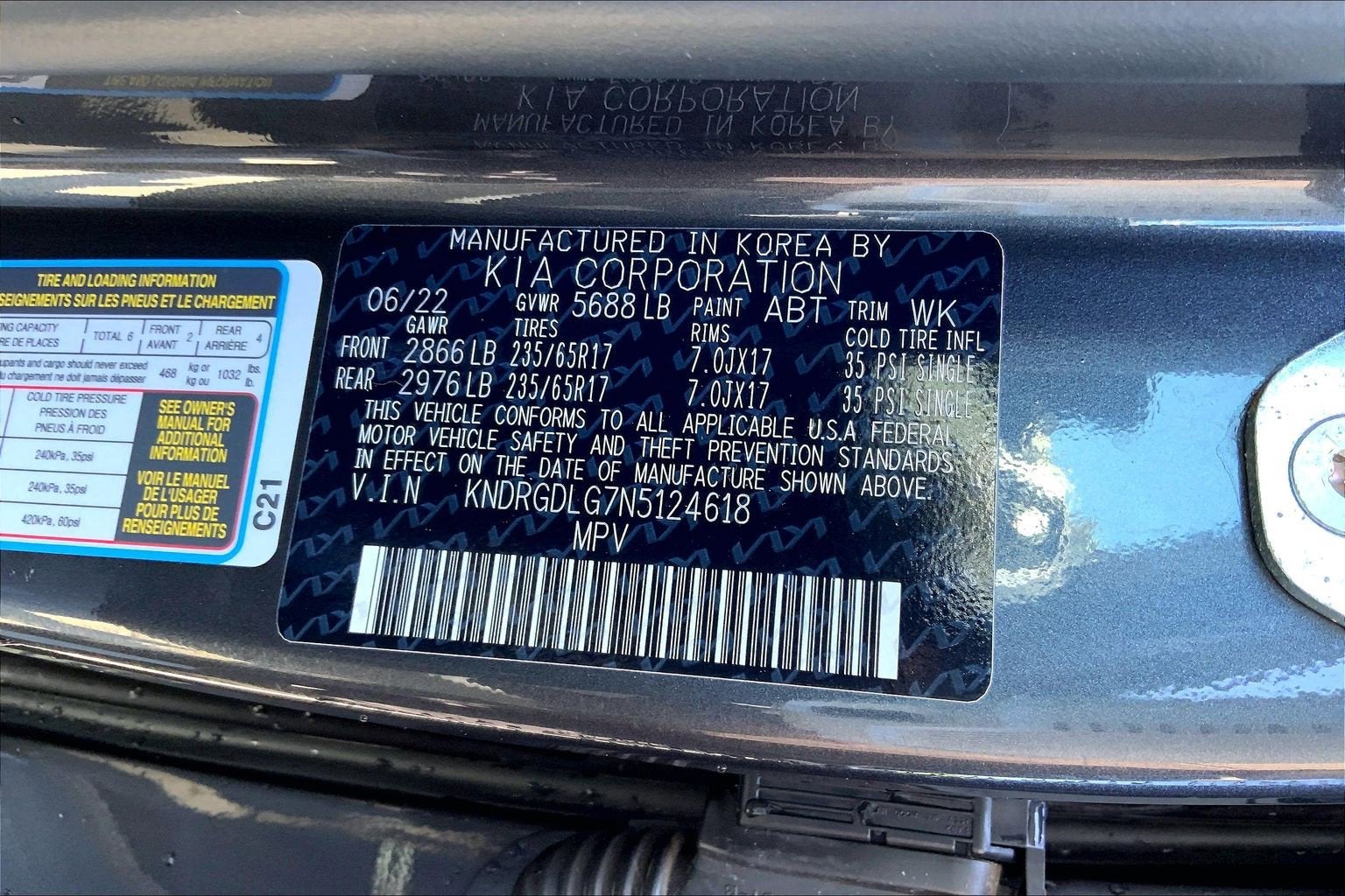 2022 Kia Sorento Hybrid S