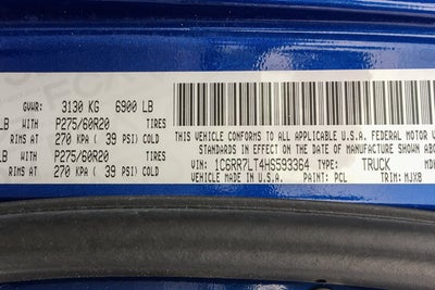 2017 RAM 1500 Big Horn