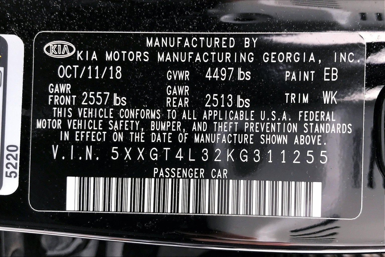 2019 Kia Optima LX