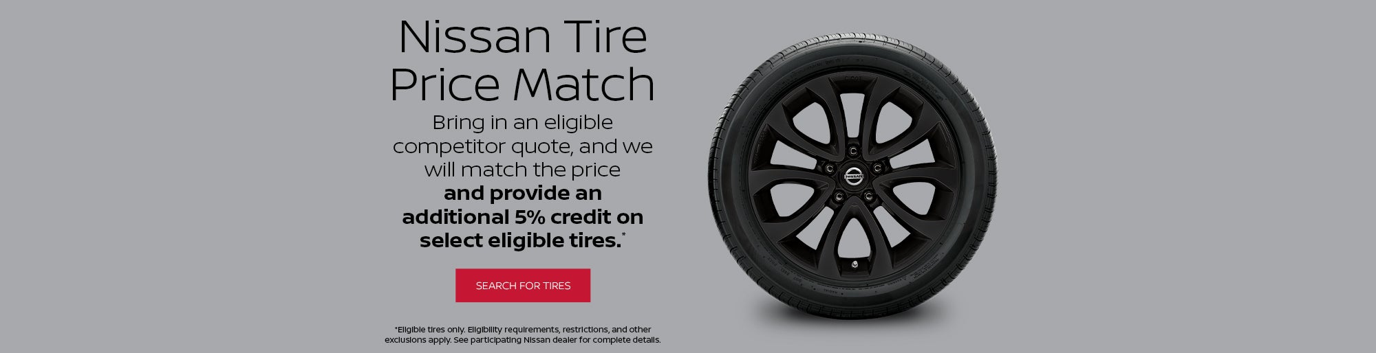 Nissan Tire Price Match
